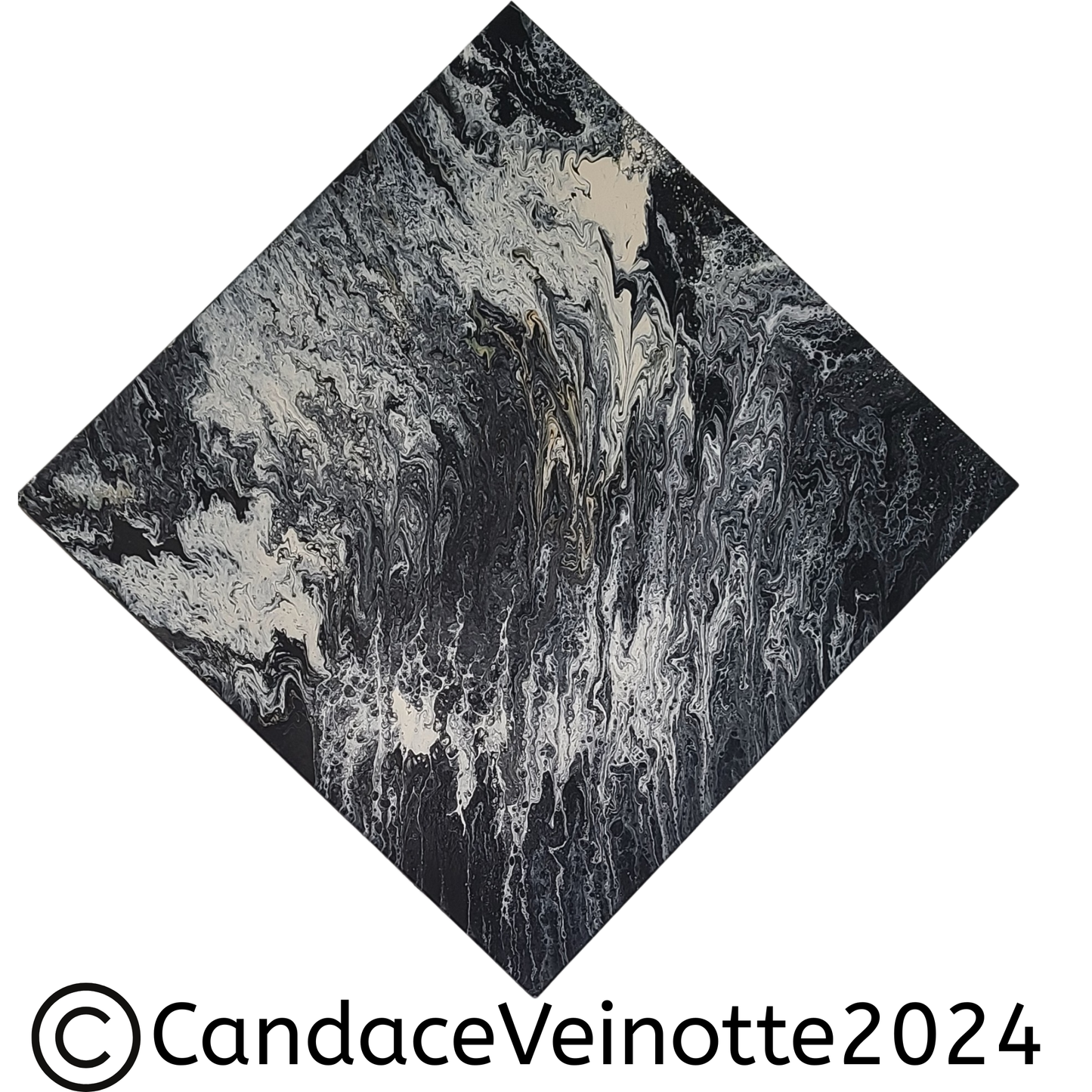 Milton Original Acrylic Abstract Painting