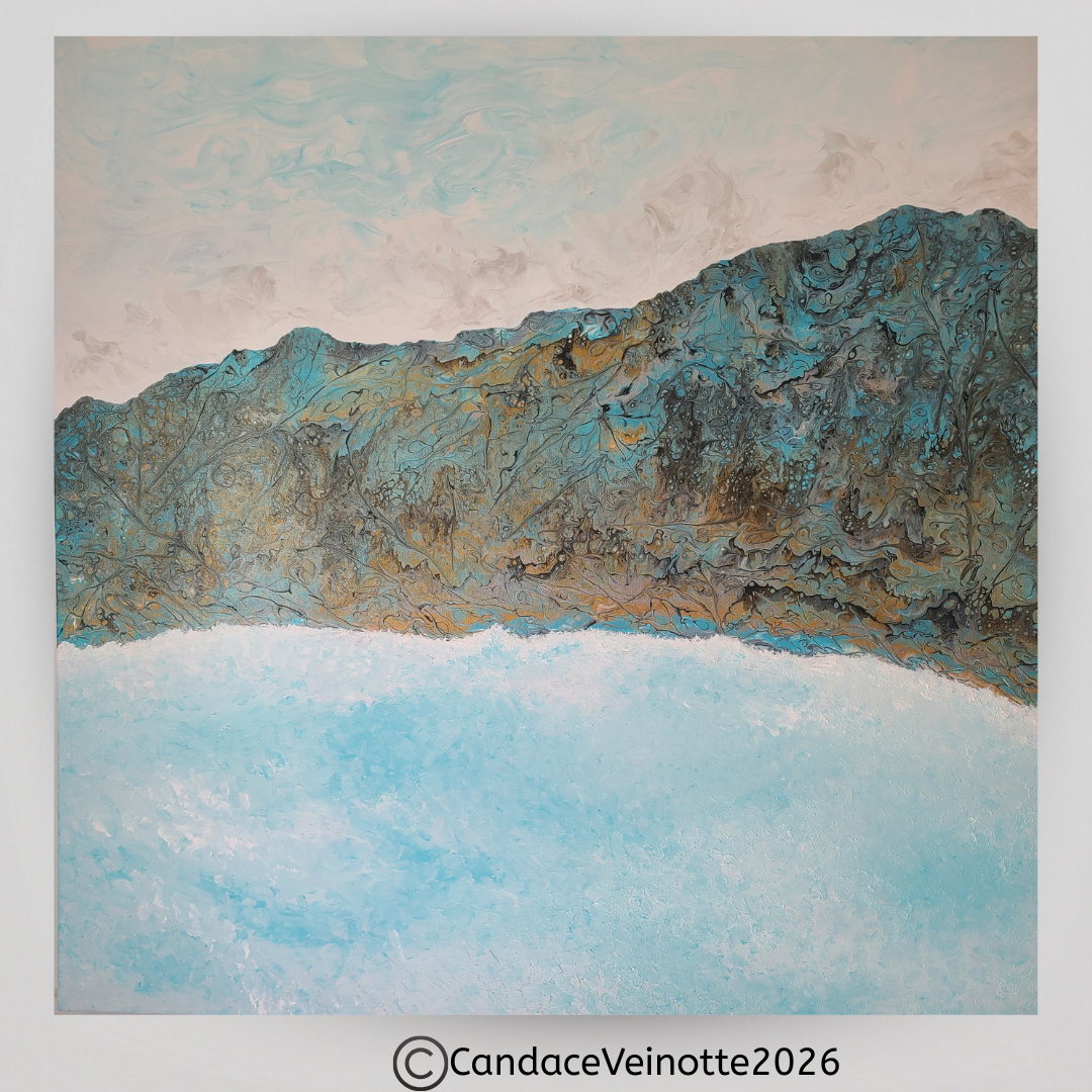 Beyond The Shore V Original Acrylic Abstract Painting