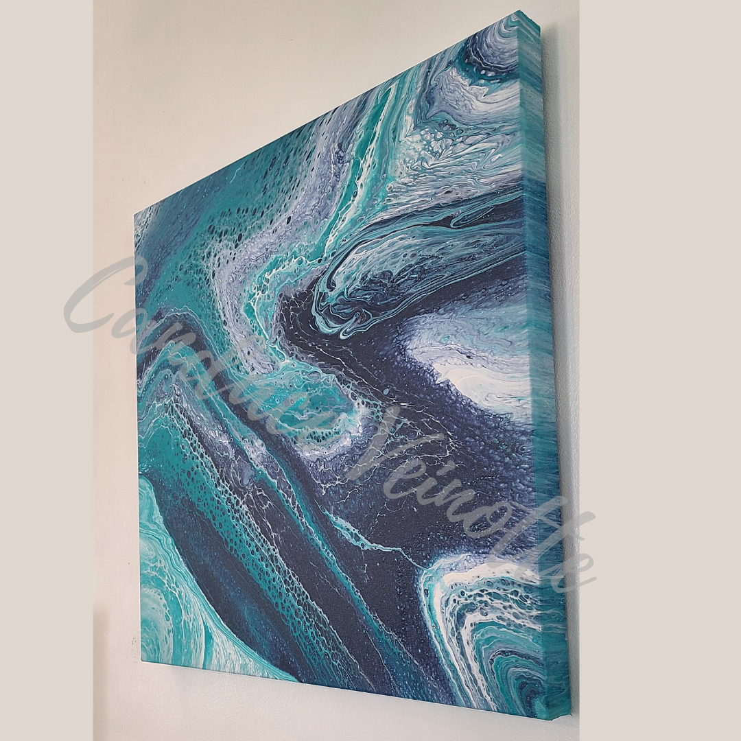 Shark Spirt Original Acrylic Abstract Painting