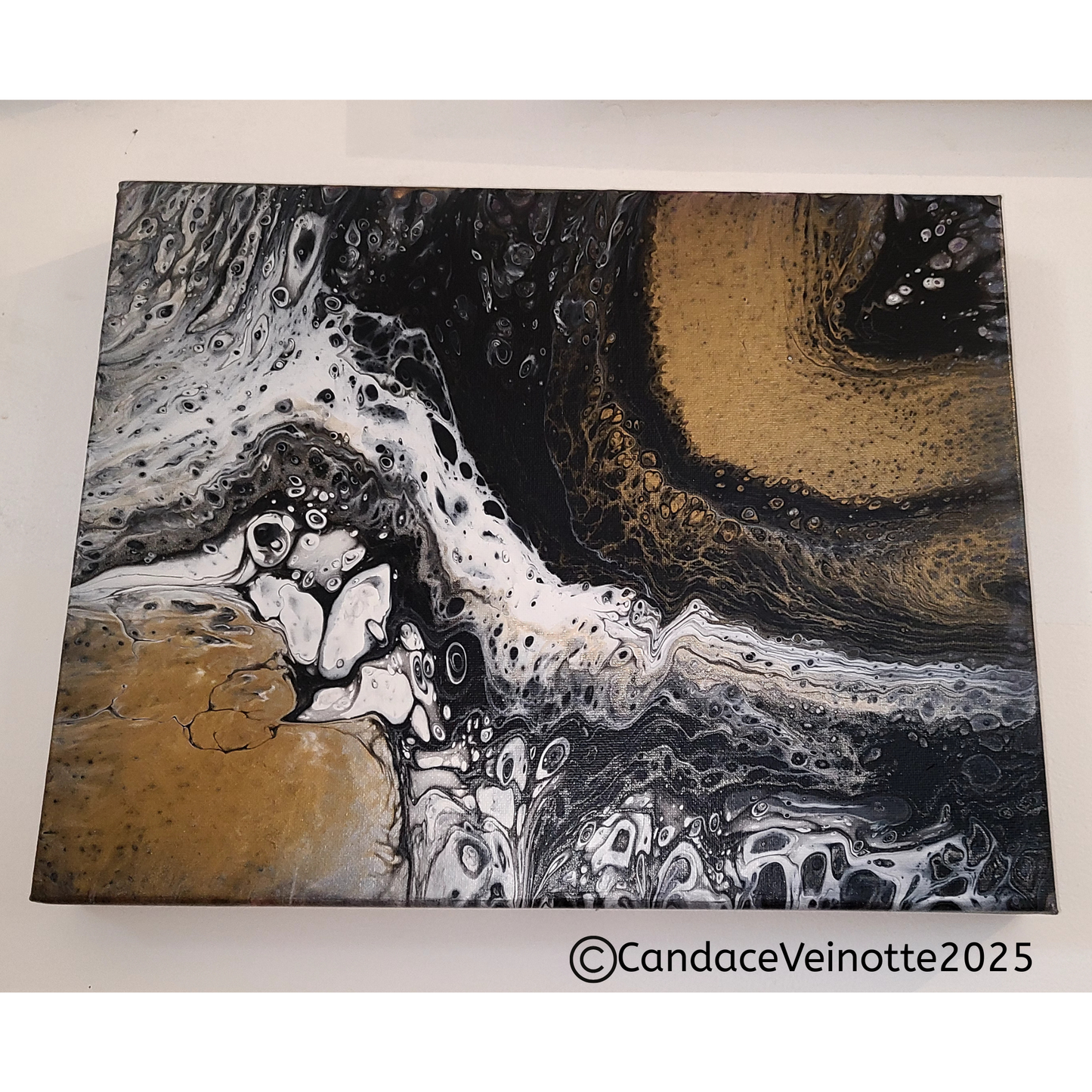 Horseshoe Cove Original Acrylic Abstract Painting