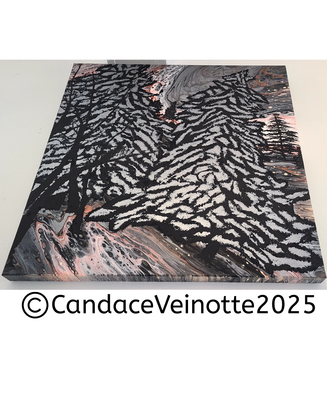 Strength From Roots Original Acrylic Abstract Painting