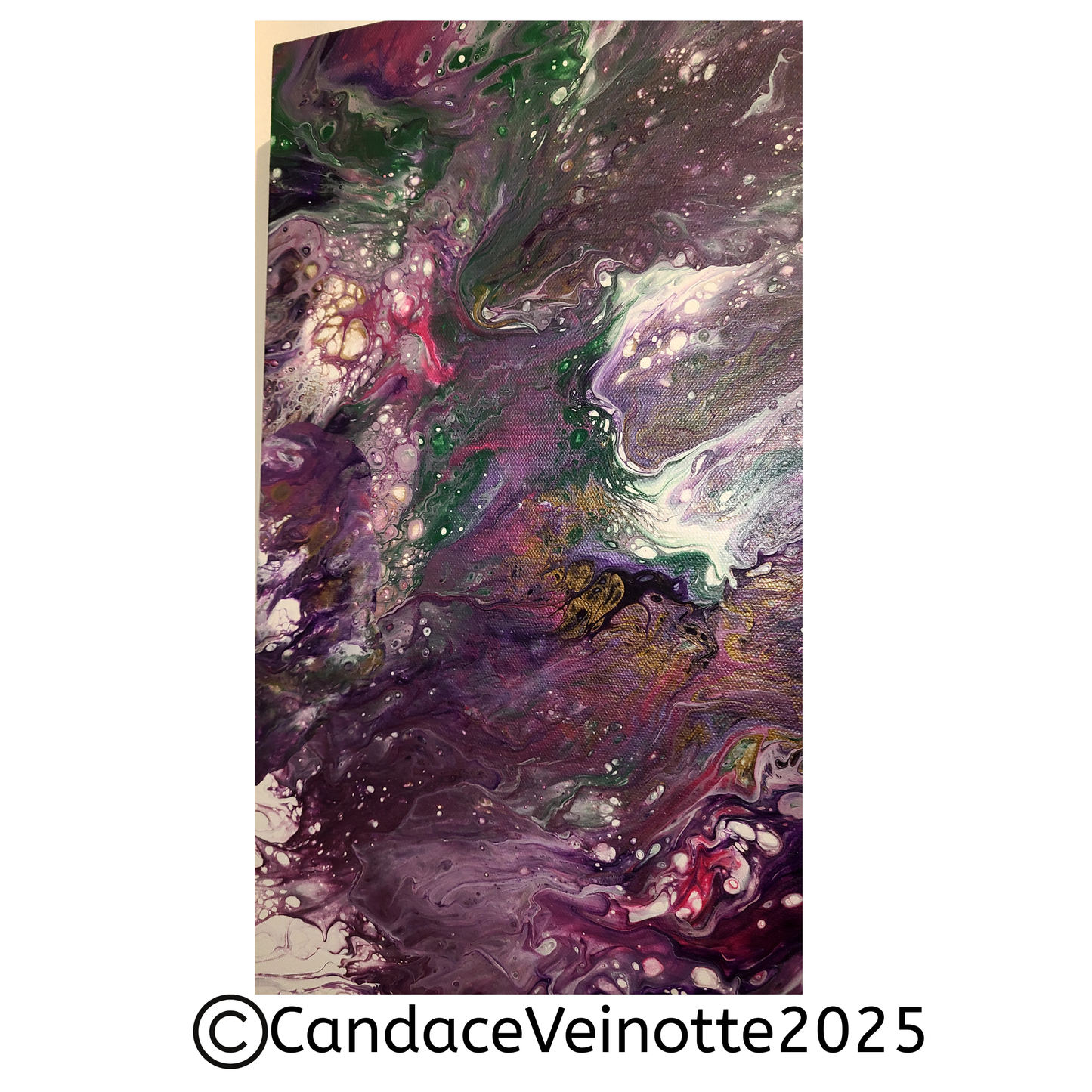 Whispers Of The Breeze Original Acrylic Abstract Painting