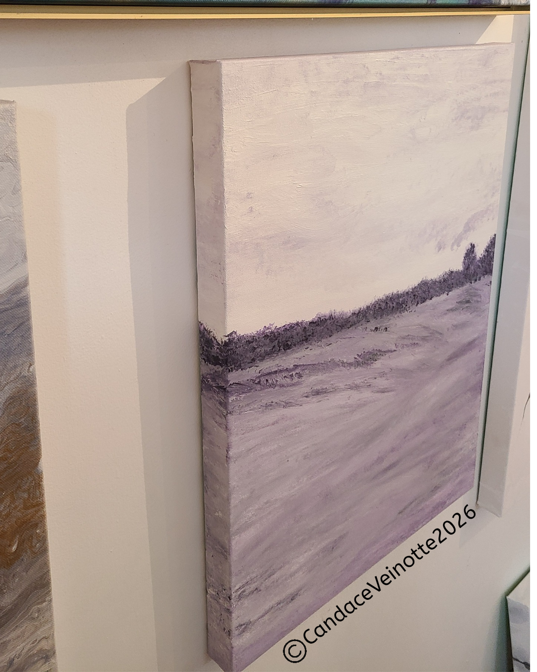 Pflaume ll Original Acrylic Abstract Painting
