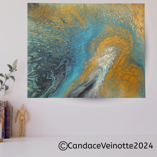 Mazu Original Acrylic Abstract Painting