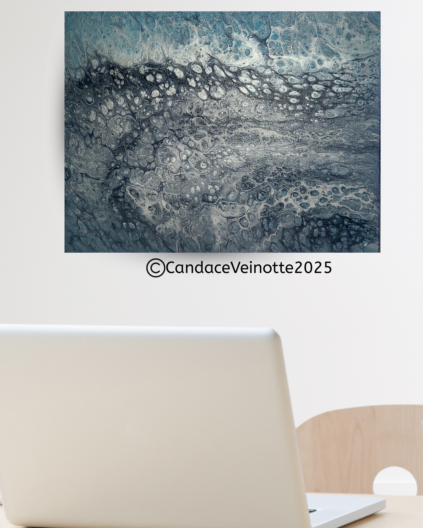 Rivers Edge Original Acrylic Abstract Painting