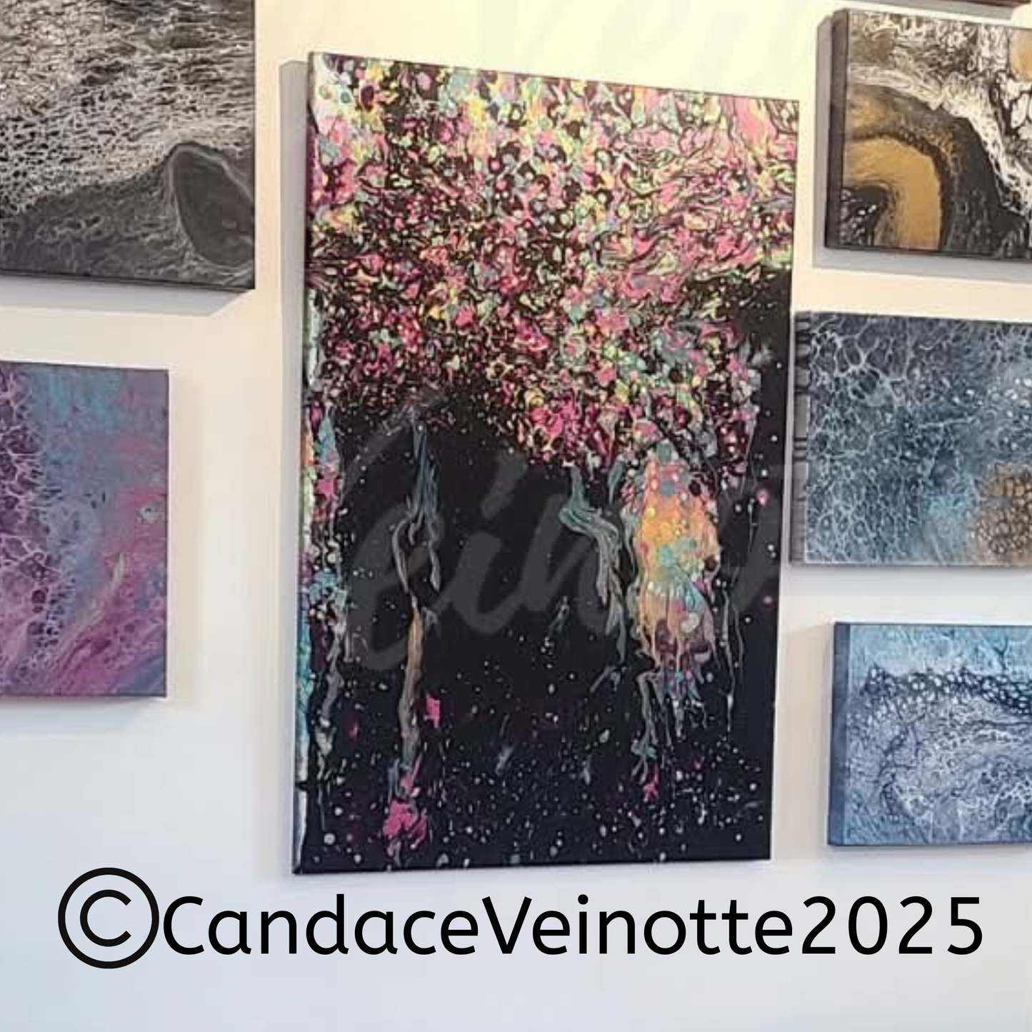 Fairy Forest Original Acrylic Abstract Painting