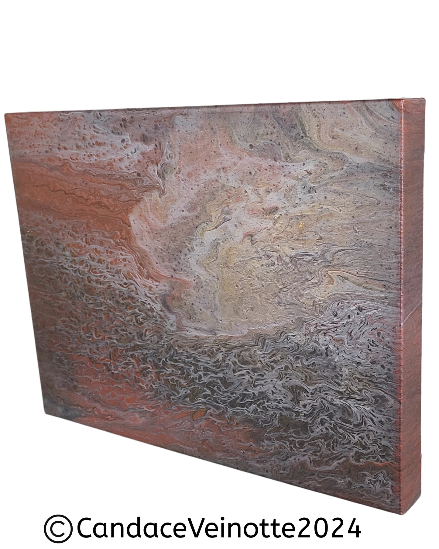 Mars Original Acrylic Abstract Painting