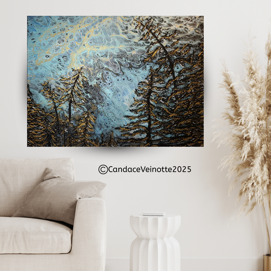 Trees Speak Original Acrylic Abstract Painting