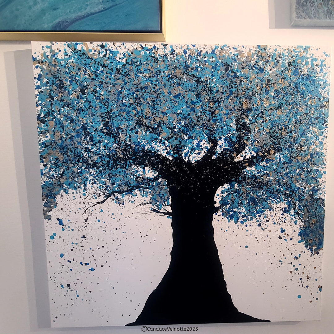 Uplifted Blues Original Acrylic Abstract Painting