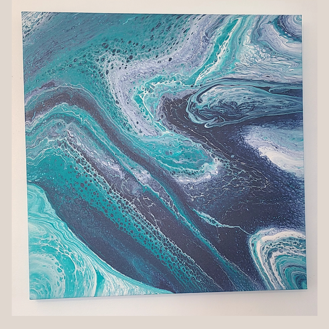 Shark Spirt Original Acrylic Abstract Painting