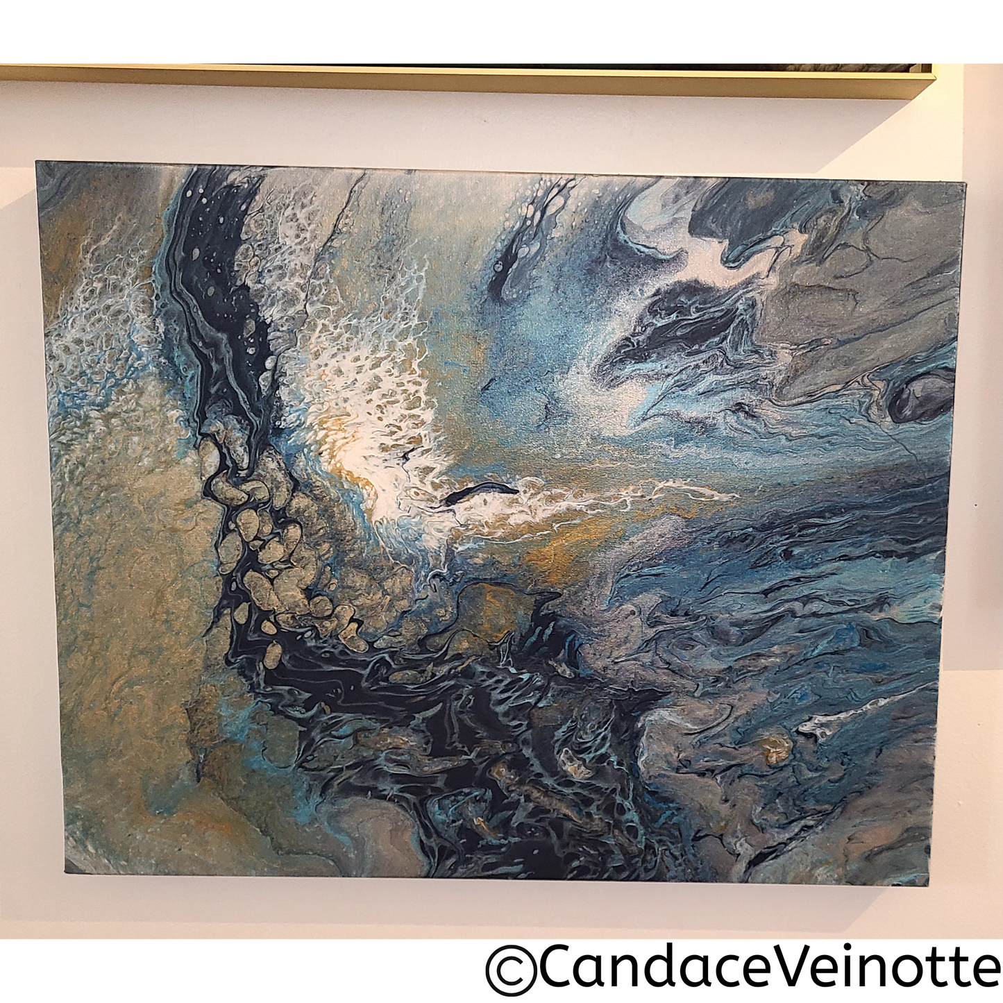 The Bay Original Acrylic Abstract Painting