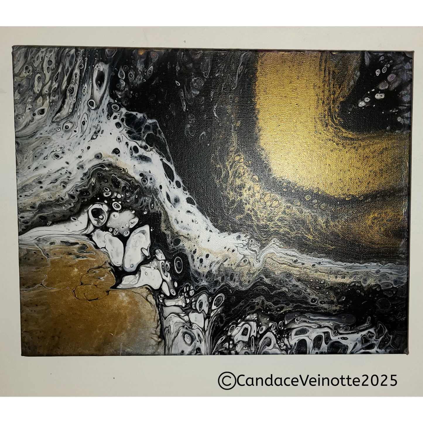 Horseshoe Cove Original Acrylic Abstract Painting