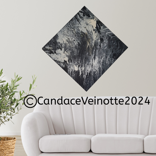 Milton Original Acrylic Abstract Painting