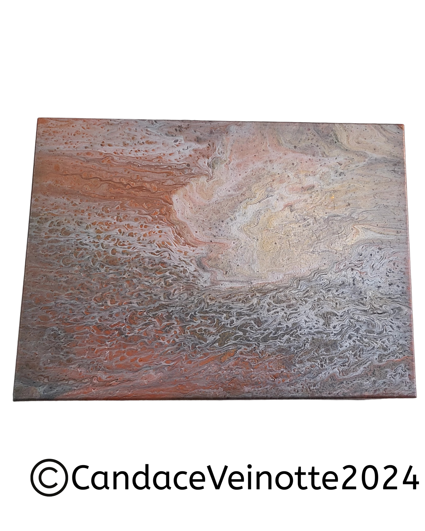 Mars Original Acrylic Abstract Painting