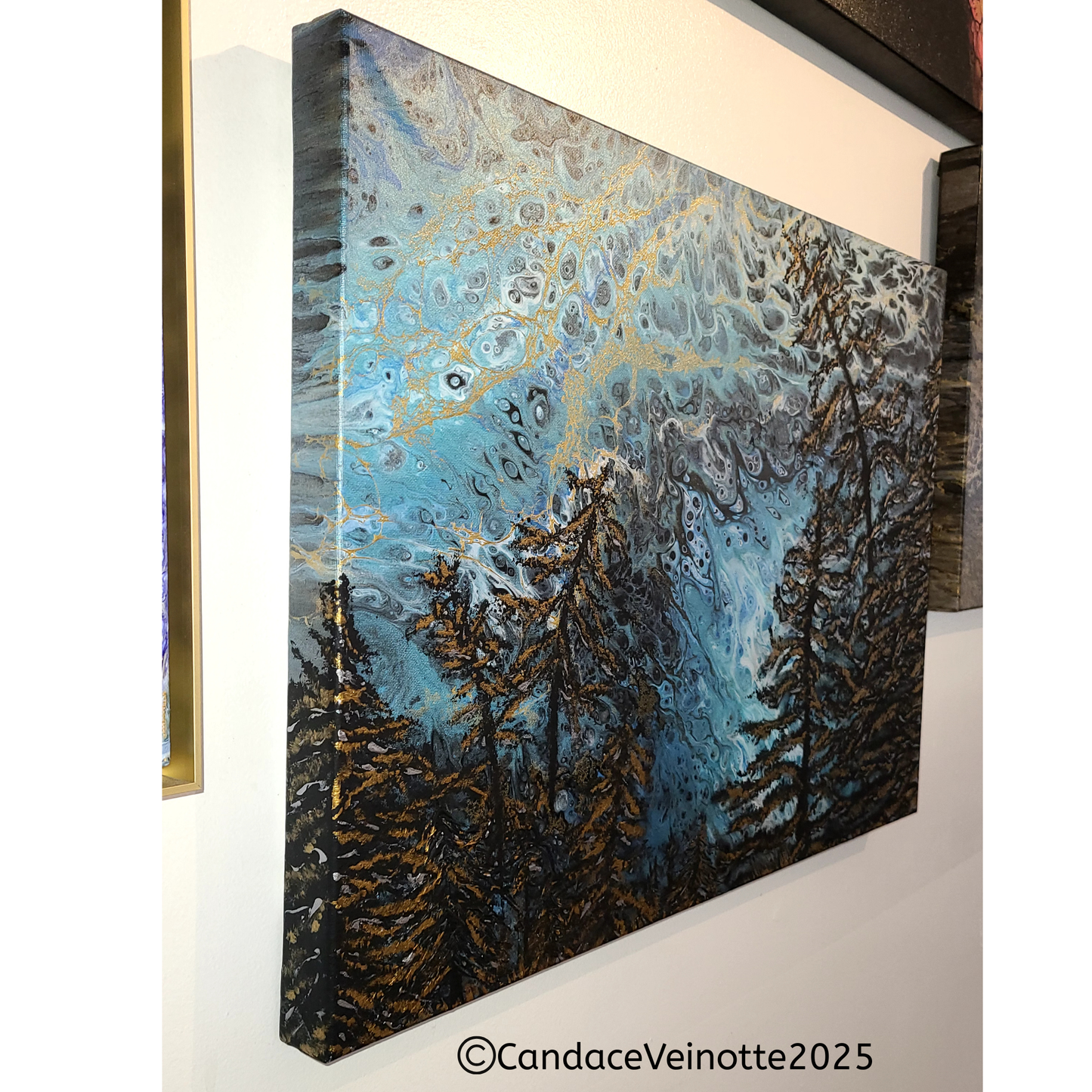 Trees Speak Original Acrylic Abstract Painting