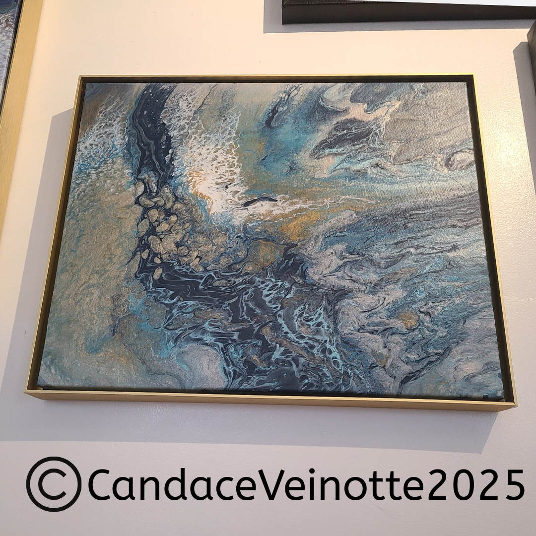 The Bay Original Acrylic Abstract Painting