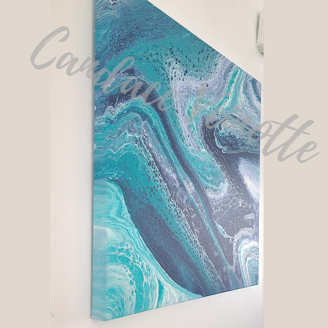 Shark Spirt Original Acrylic Abstract Painting