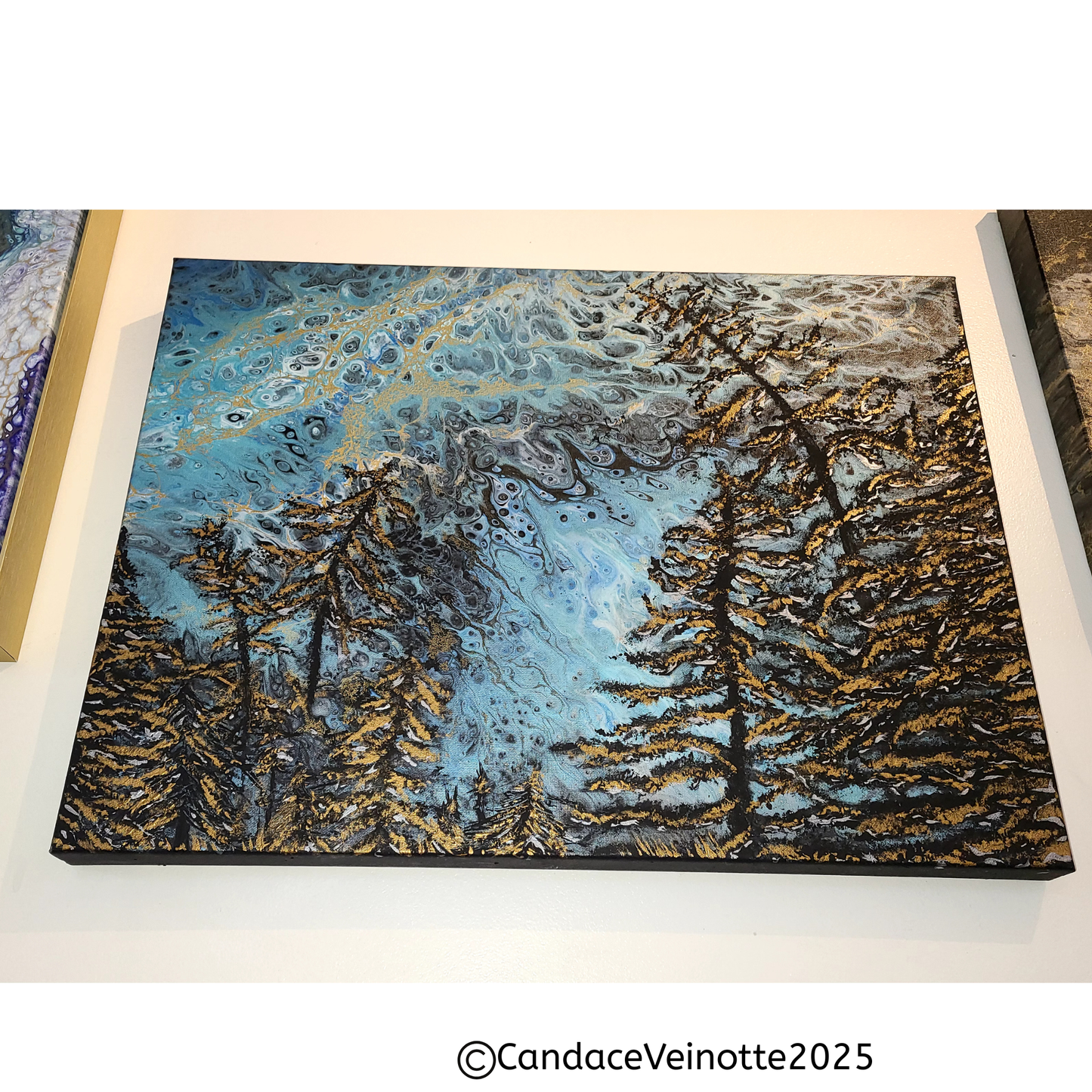 Trees Speak Original Acrylic Abstract Painting