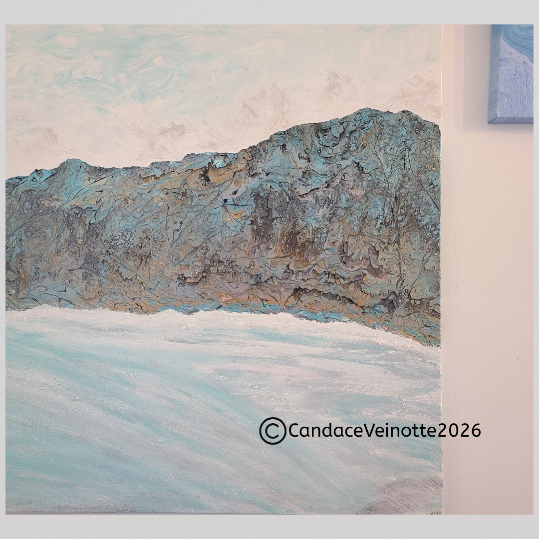 Beyond The Shore V  Original Acrylic Abstract Painting