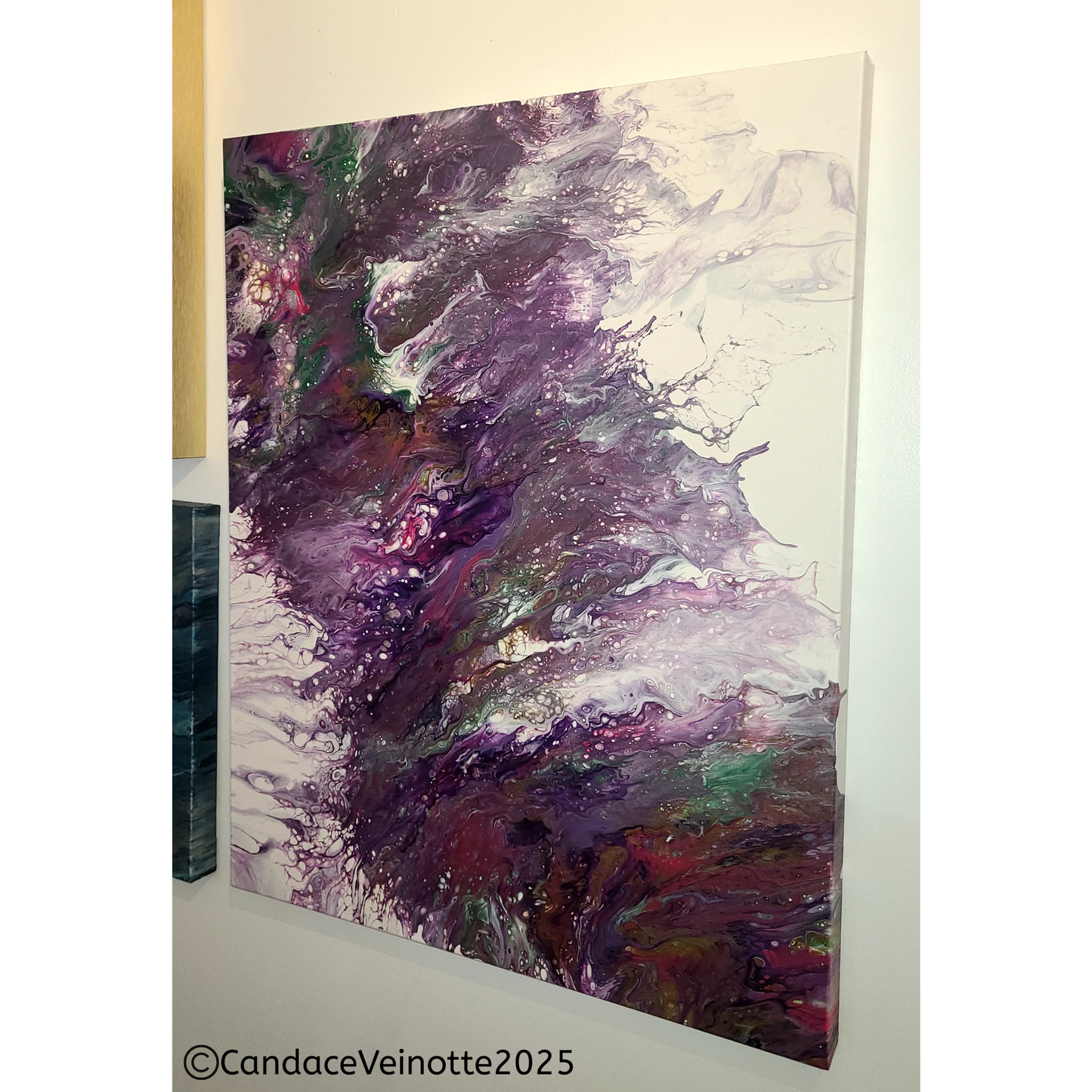 Whispers Of The Breeze Original Acrylic Abstract Painting