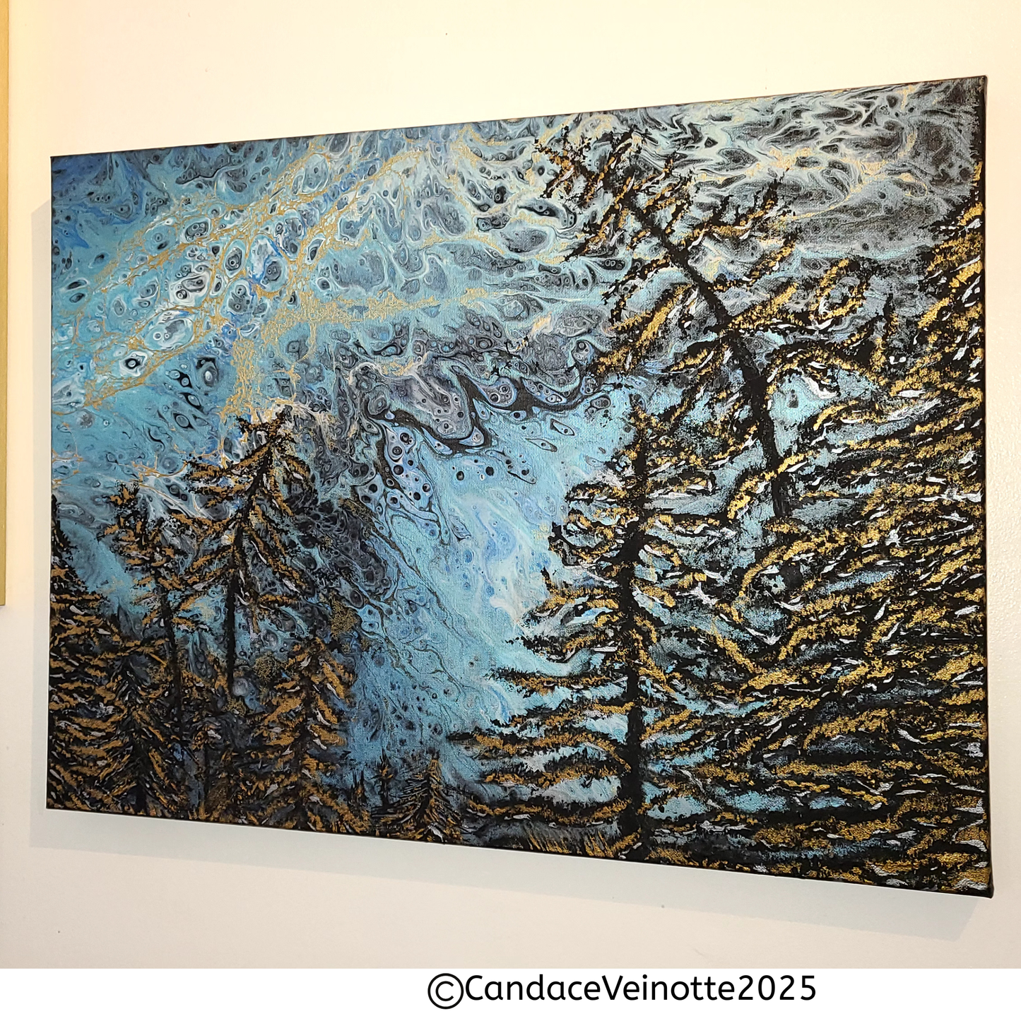 Trees Speak Original Acrylic Abstract Painting