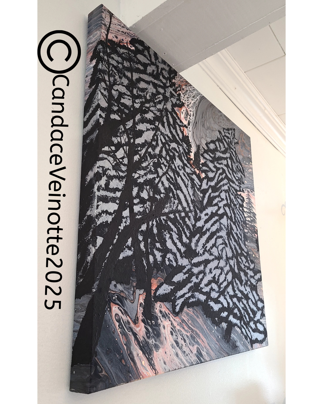 Strength From Roots Original Acrylic Abstract Painting