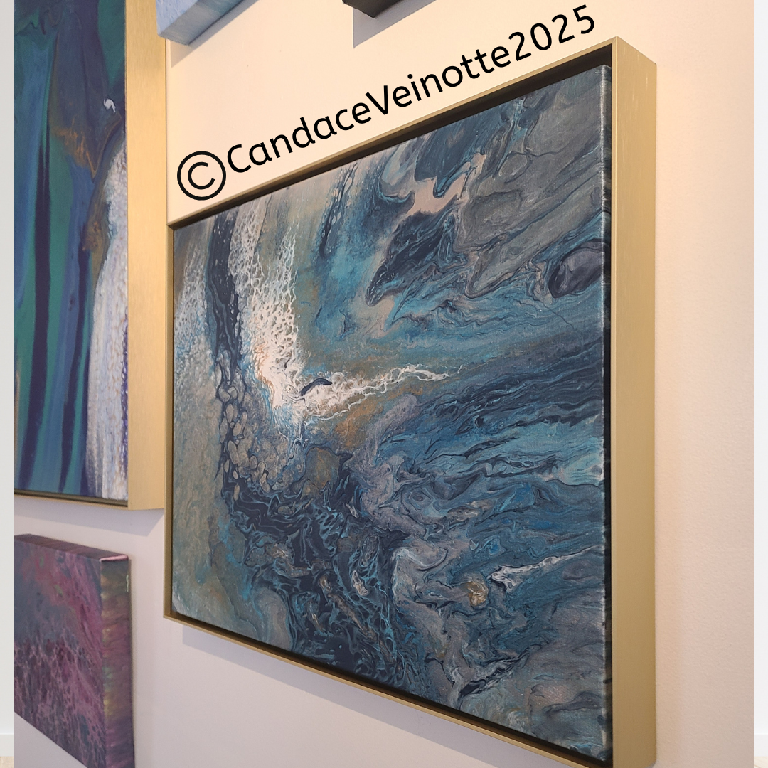 The Bay Original Acrylic Abstract Painting
