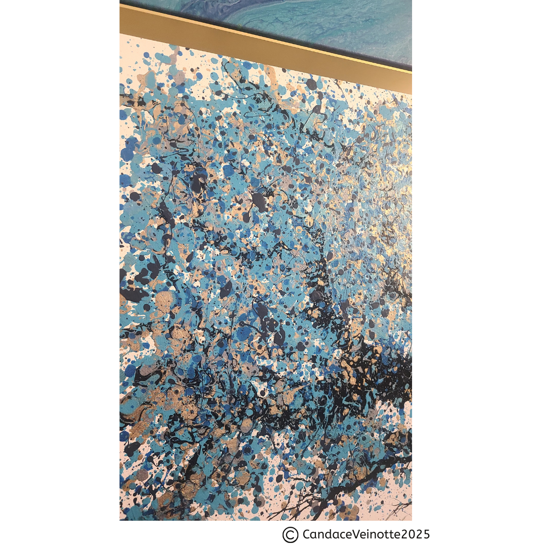 Uplifted Blues Original Acrylic Abstract Painting