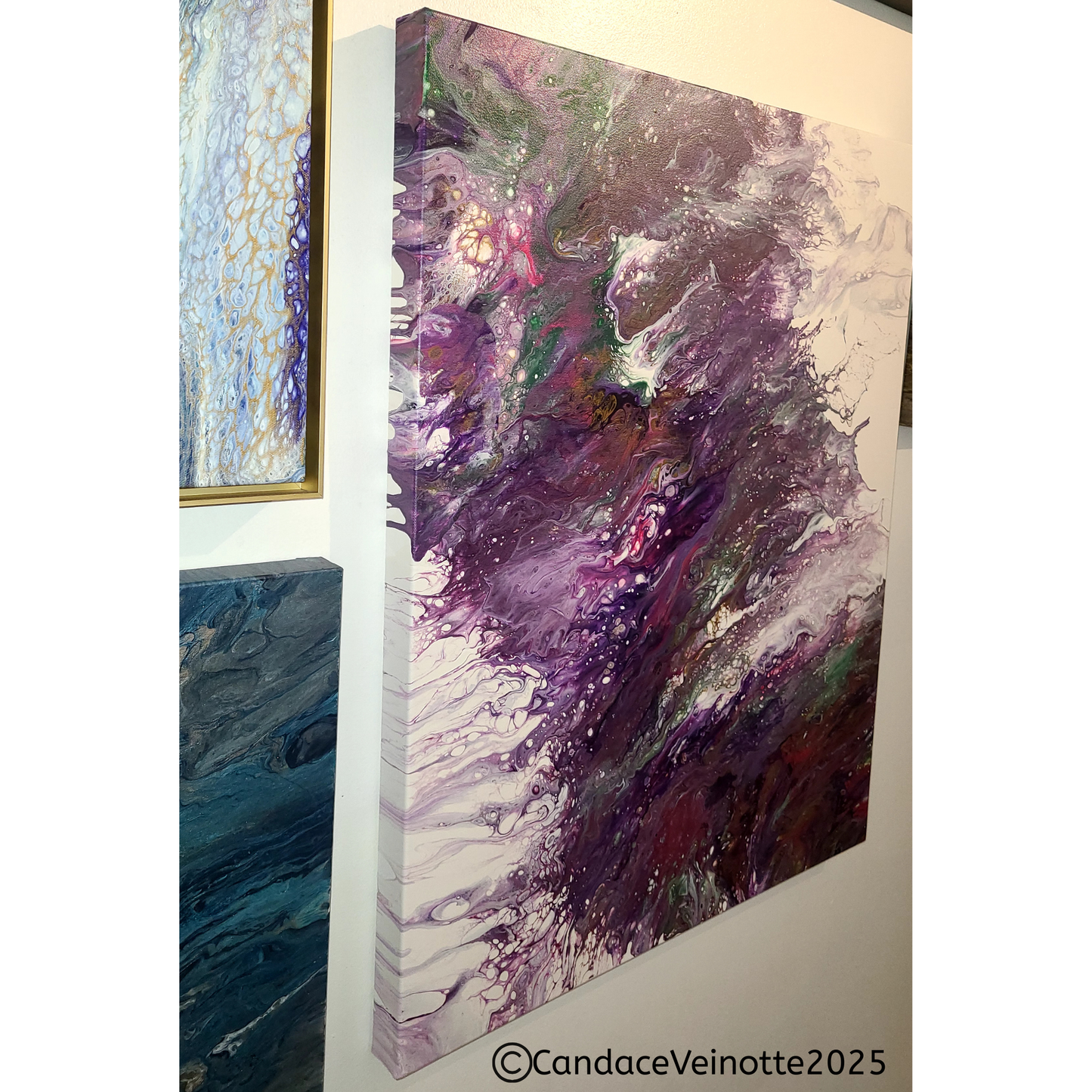 Whispers Of The Breeze Original Acrylic Abstract Painting