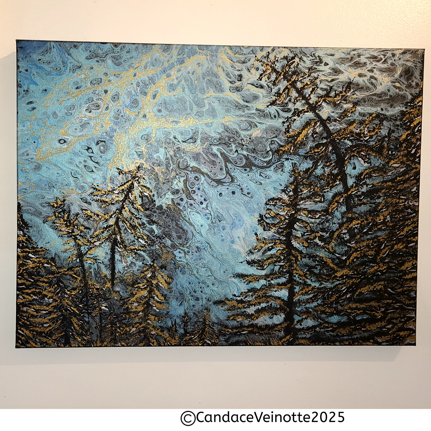 Trees Speak Original Acrylic Abstract Painting