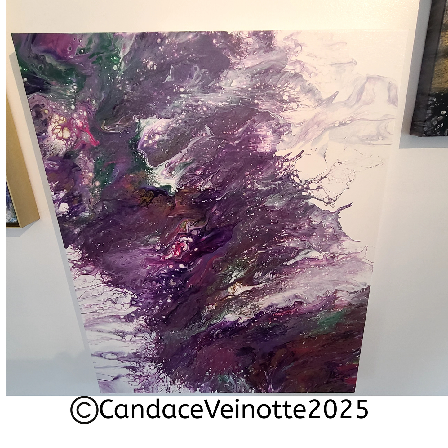 Whispers Of The Breeze Original Acrylic Abstract Painting