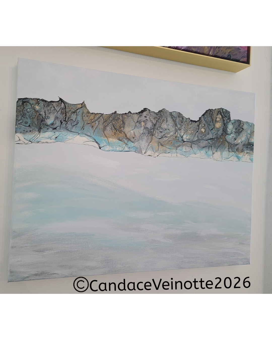 Beyond The Shore Original Acrylic Abstract Painting