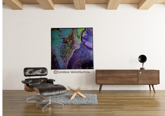 Baja Original Acrylic Abstract Painting