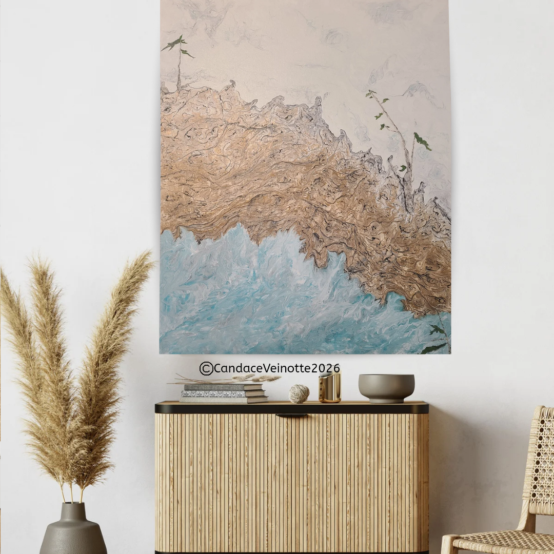 Climbing To New Heights Original Acrylic Abstract Painting