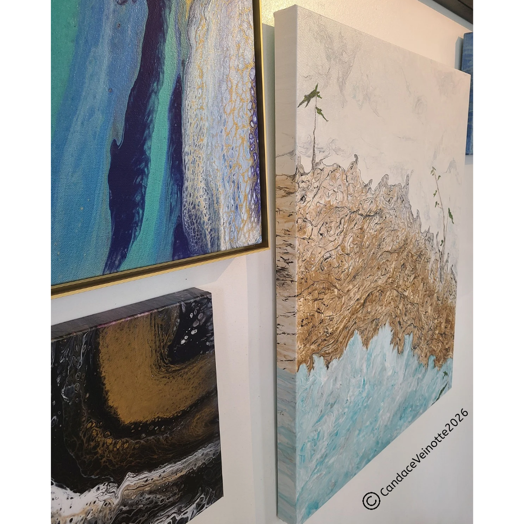 Climbing To New Heights Original Acrylic Abstract Painting