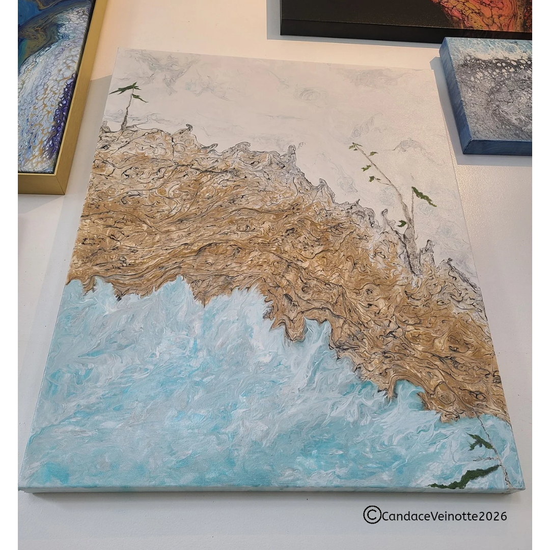 Climbing To New Heights Original Acrylic Abstract Painting