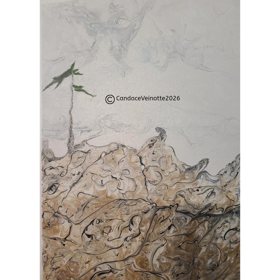 Climbing To New Heights Original Acrylic Abstract Painting