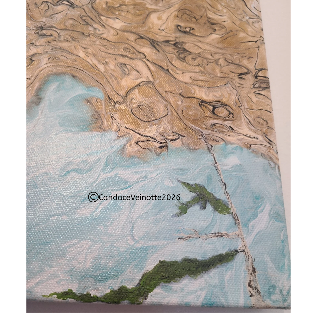Climbing To New Heights Original Acrylic Abstract Painting