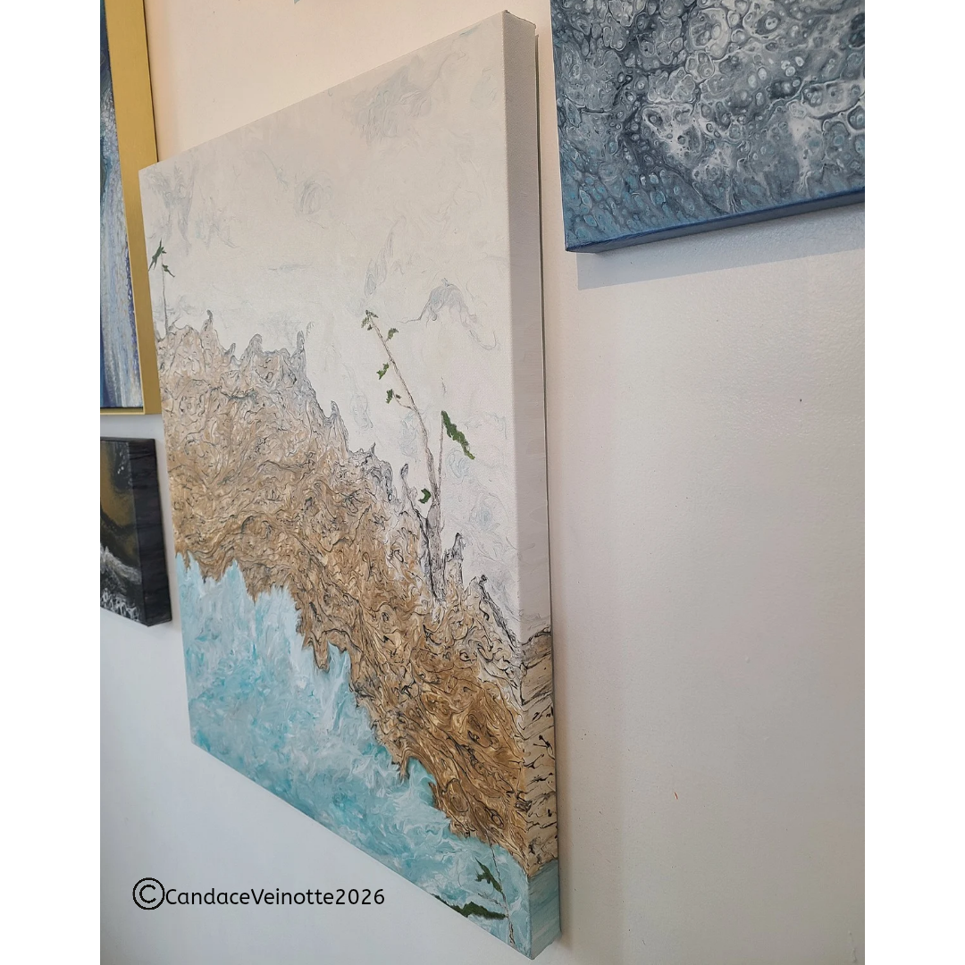 Climbing To New Heights Original Acrylic Abstract Painting