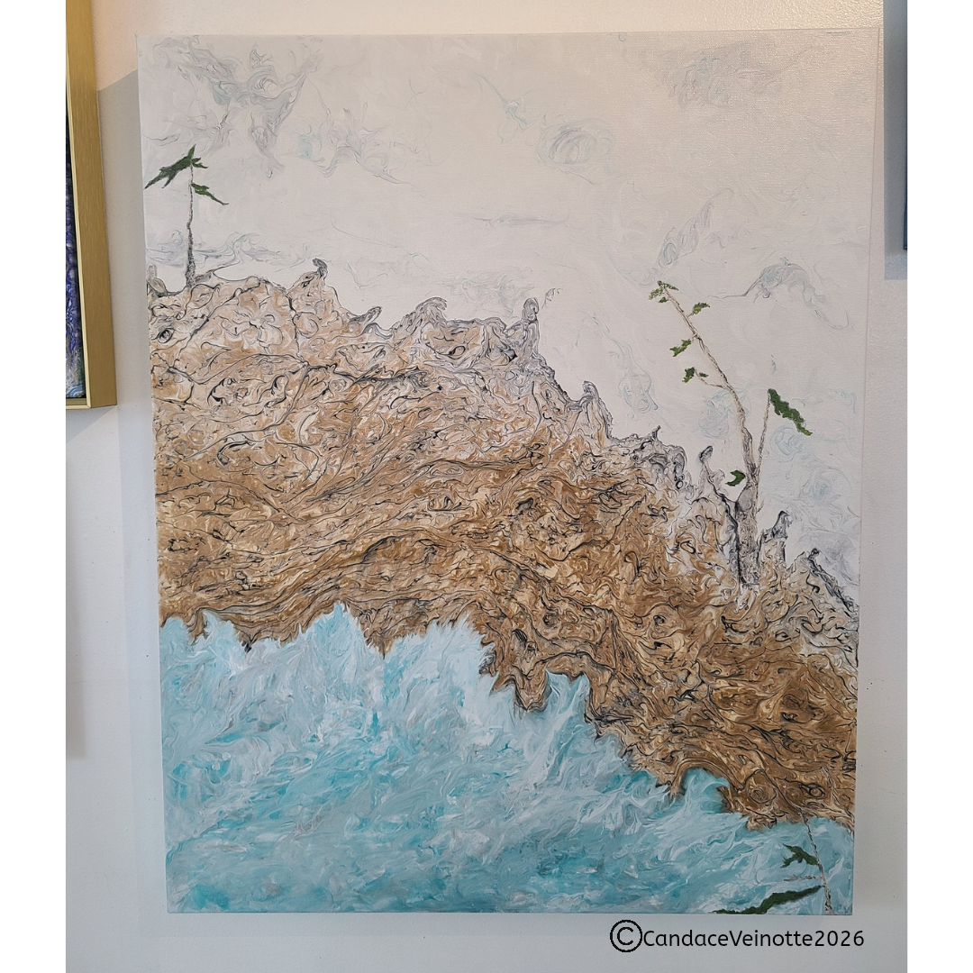 Climbing To New Heights Original Acrylic Abstract Painting