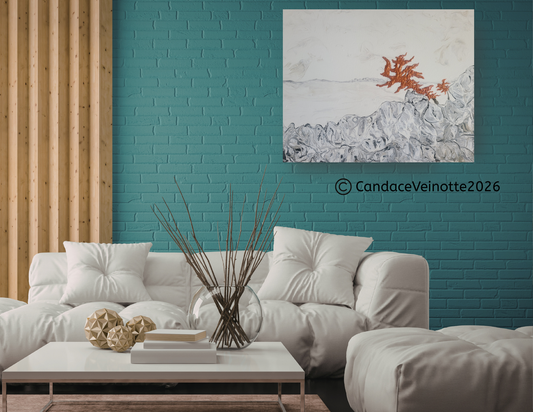 Copper Arbor Original Acrylic Abstract Painting