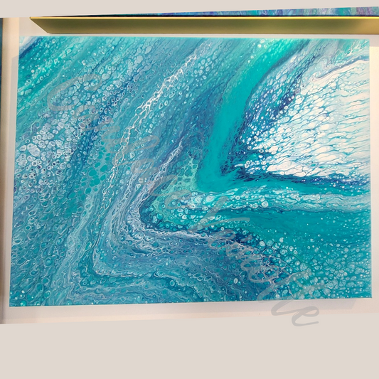 Dolphin Spirit Original Acrylic Abstract Painting