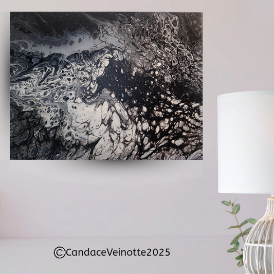 Echoes Of The Stream Original Acrylic Abstract Painting