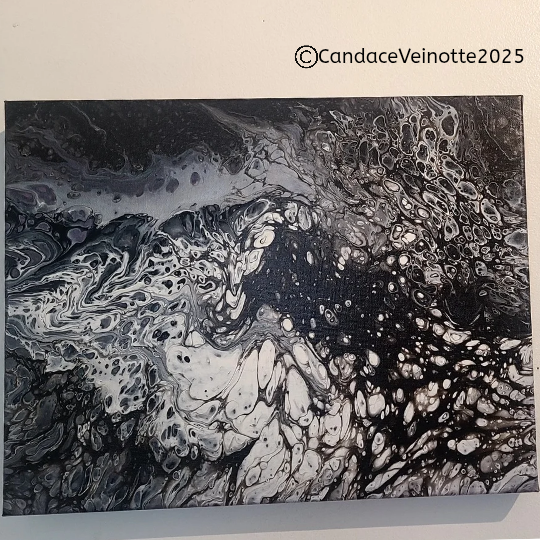 Echoes Of The Stream Original Acrylic Abstract Painting