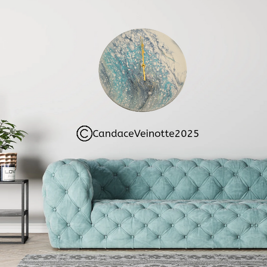 Serene Art Wall Clock