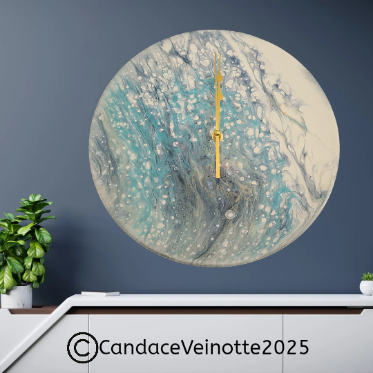 Serene Art Wall Clock