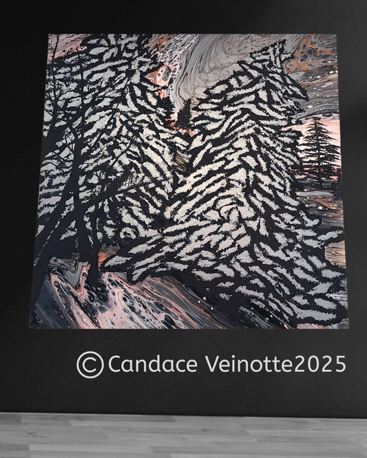 Strength From Roots Original Acrylic Abstract Painting