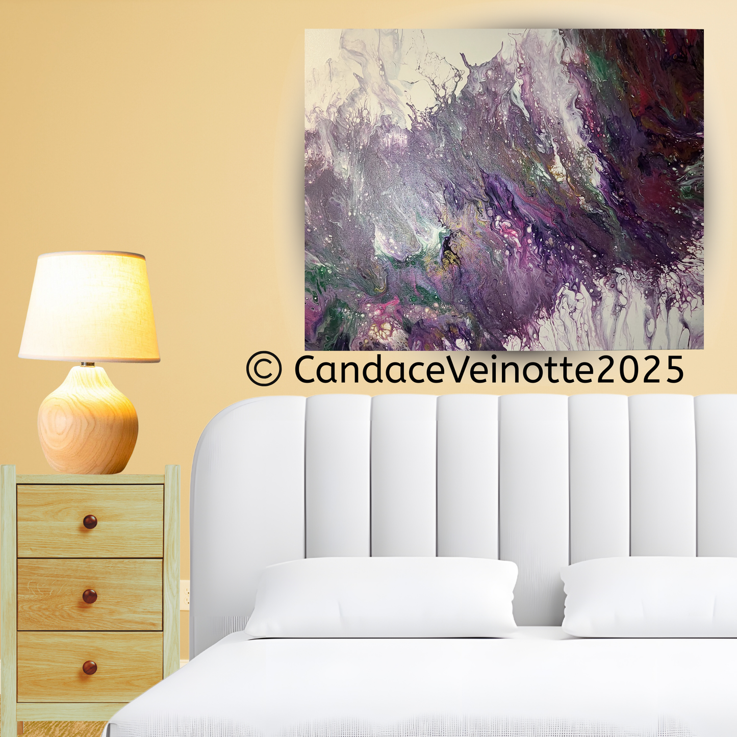 Whispers Of The Breeze Original Acrylic Abstract Painting